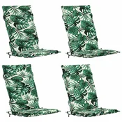 vidaXL 4-delne blazine za visok naslon GEMERT 4 pcs 100% poliester
