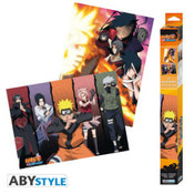Komplet 2 chibi plakatov ABYstyle Naruto Shippuden - skupine (52 × 38 cm)