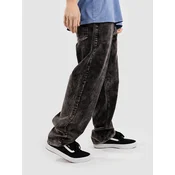 Empyre Loose Sk8 Cord moške hlače acid wash black