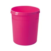 HAN TREND plastična kanta za otpatke s punim stijenkama, ružičasta, 18 L, 18190-56