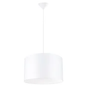 Sollux SL.1404 - Luster na sajli NOVA 1xE27/15W/230V precnik 40 cm, bela boja