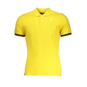 K-WAY YELLOW MEN'S SHORT SLEEVED POLO SHIRT