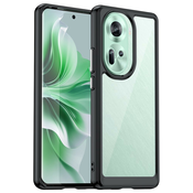 Hibridna maska Frame Shield za Oppo Reno11 - crna