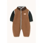 Tinycottons  pajac za dojenčke flis COLOR BLOCK SHERPA ONE-PIECE