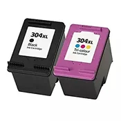 Komplet HP 304XL/DeskJet 2620, 2630, 2632, 2633, 2634, 3720, 3730, 3732, 3732, 3733, 3735 kompatibilni kartuši (2) - črna XL, barvna XL