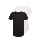 JACK & JONES Majica NOA, bela, črna