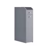 Songmics Kopalniška omarica 40x18x70 cm siva