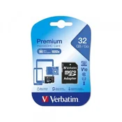 VERBATIM memorijska kartica microSDHC 32GB