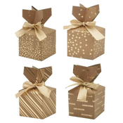 Škatla darilna 10x10cm eko 1/2 PROMOCIJA