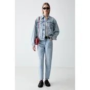 Tommy Jeans Jeans jakna DW0DW23471 Modra Relaxed Fit