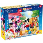 Miki Miška in prijatelji 2 v 1 150-delni puzzle in pobarvanka 70x50 cm - Lisciani
