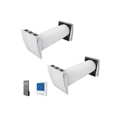 Dalap 55561 - Komplet 2x sobnih rekuperatorjev ZEPHIR SIMPLE DOUBLE 7,61W/230V