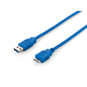 USB 3.0 USB 3.0 Micro-B transformator Crno 2m 128397