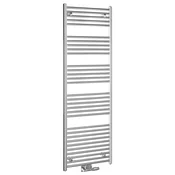Kopalniški radiator ALYA ravni 600x1785mm, centralni priključek, krom - Chrome - 600x1785 mm - Aqualine - ALYA middle connection - 24 - Jeklo - Oblika H - Oblika H - 600 - 1785 - 8.5 - 14