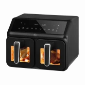 Eldom Dvojni cvrtnik brez maščobe, 2200 W, prostornina 8 l, LED zaslon