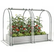 Northix Pocinkana dvignjena vrtna gredica 6x3x1 m s PVC prevleko
