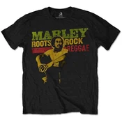 Bob Marley Roots, Rock, Reggae Black XL Majica