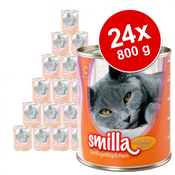 Mešano varčno pakiranje Smilla perutninski lonček 24 x 800 g - Mehka perutnina z jagnjetino