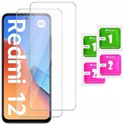shumee 2x kaljeno zaščitno steklo za zaslon Xiaomi Redmi 12 4G | 2 kosa
