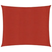 shumee vidaXL Senčno jadro, 160 g/m2, rdeče, 2,5 x 3 m, HDPE