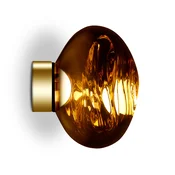 Tom Dixon LED stenska svetilka Melt Surface Mini, 30 cm, zlata - Dnevna soba/jedilnica - Dizajn - zlato - Plastika
