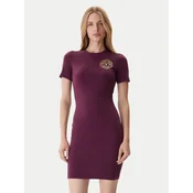 Versace Jeans Couture Vsakodnevna obleka 79HAOT00 CJ03T Bordo rdeča Slim Fit