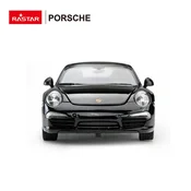 Licencirani kovinski avto na daljinsko upravljanje 1:24 Porsche 911 RASTAR - črn