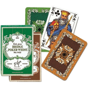 Karte za igranje Piatnik - model Bridge-Poker-Whist, smeda boja