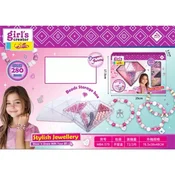 Komplet za izdelavo zapestnic v škatli v obliki diamanta