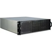 Inter-Tech 3U-30248 Rack ohišje, črno, nerjaveče jeklo
