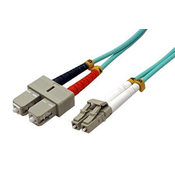 Optični patch kabel Duplex LC-SC 50/125 1m MM OM4