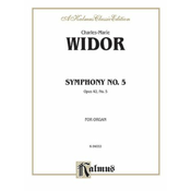WIDOR:SYMPHONY NO.5 OP.42 FOR ORGAN