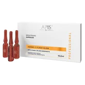 Apis Adeno-C Flash Glow osvetljevalne ampule z vitaminom C 5 % in adenozinom 1 % 10 x 3 ml