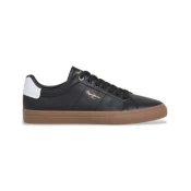Pepe Jeans za moške. PMS300003 Superge Kenton Base black (44), Črna, Ravna stran, Čipke, Priložnostno