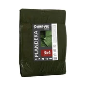 Pokrivna ponjava 3x4m, debela, zelena 65835