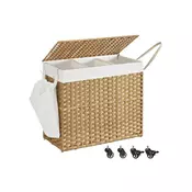 Songmics Košara za perilo 70x36x66 cm naravna