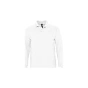 WINTER II muška polo majica sa dugim rukavima - Bela , XXL