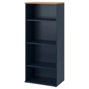 SKRUVBY Biblioteka, crno-plava, 60x140 cm