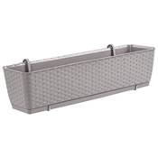 nabbi Plastični balkonski sadilnik DRL600PW 59 cm - moka