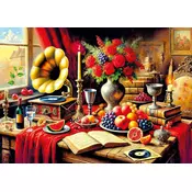 KS Games - Puzzle Tiha melodija na baročni mizi - 1 000 kosov