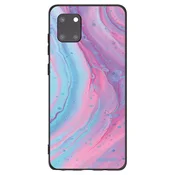 Silikonski črni ovitek za Samsung Galaxy Note 10 Lite N770F - Pink liquid