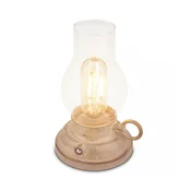 Brilo - LED prigušiva spoljašnja punjiva stona lampa KANEA LED/1,5W/5V IP44 1200 mAh bež