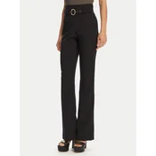 Just Cavalli Hlače iz tkanine 78PAA130 Črna Slim Fit