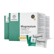 3x Magnezij DIRECT 400 mg, ukupno 90 vrecica