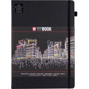 Sakura Sketch & Note Book Black Paper 21x30 cm 140 g