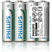 Philips baterije AA LongLife iz cinkovega klorida - 4 kosi