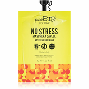 puroBIO Cosmetics No Stress revitalizacijska maska za kosu 40 ml