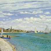 CURIOSI Kvadratna sestavljanka Q Art: Regata v Sainte-Adressu 66 kosov