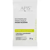 HYDRO EVOLUTION Hidratantna maska za lice od algi sa kruškom i rabarbarom AKUAKSTEM™ 20g |APIS COSMETICS| Kozmo
