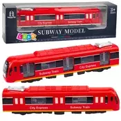 Metro Train City Express Otvaranje vrata Svjetla Zvuči crveno